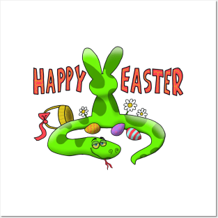 Happy Easter Mister Snake! Posters and Art